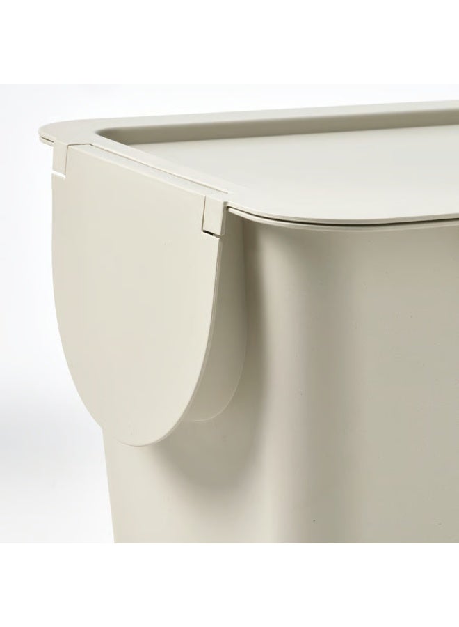 Bin With Lid Light Beige 12 l - Image 5