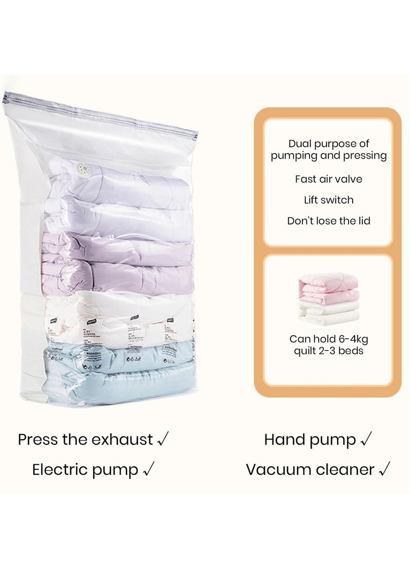 Arabest 4PCS Vacuum Storage Bags, Extra Large Compression Sealer Bags, Space Saver Bags for Comforters Blankets Bedding's Clothes Quilts Duvets (80*100*38cm)  - Image 3