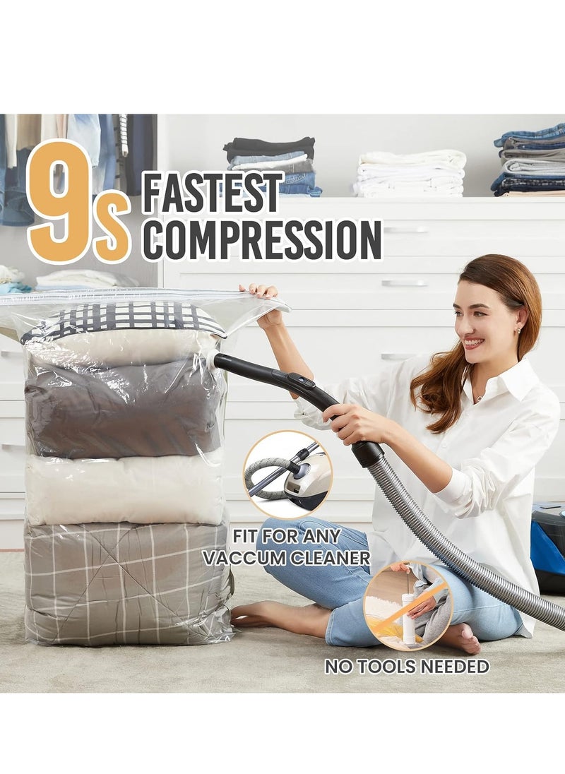 Arabest 4PCS Vacuum Storage Bags, Extra Large Compression Sealer Bags, Space Saver Bags for Comforters Blankets Bedding's Clothes Quilts Duvets (80*100*38cm)  - Image 4