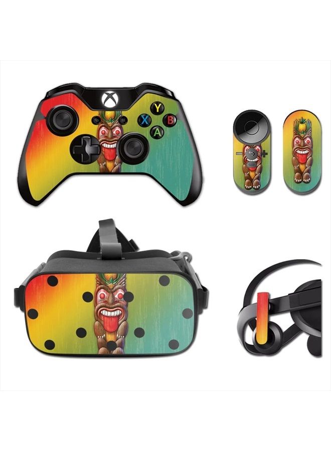 MIGHTY SKINS MightySkins Skin Compatible with Oculus Rift CV1 – Tiki Man | Protective, Durable, and Unique Vinyl Decal wrap Cover | Easy to Apply, Remove, and Change Styles | Made in The USA