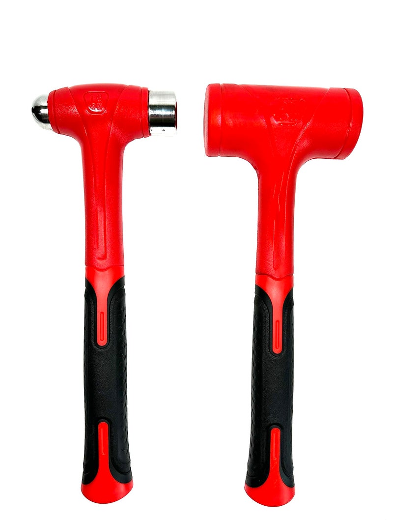 VCT 2Pc Dead Blow Hammer Set 1LB Ball Pein Hammer 15LB Dead Blow Hammer Unibody Molded Spark and Rebound Resistant - Image 2