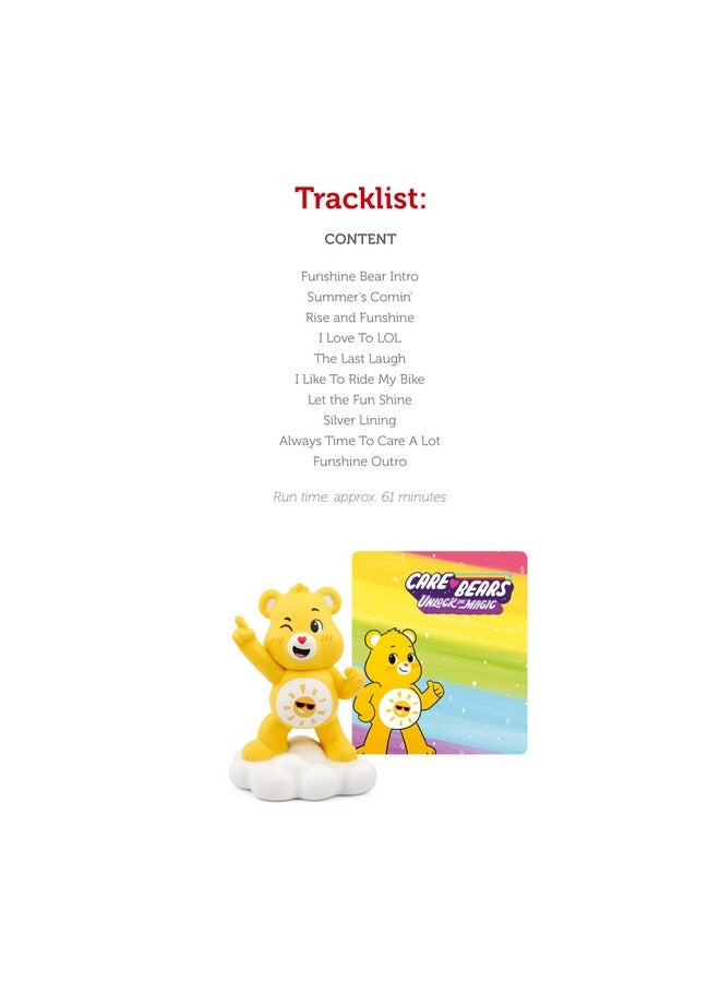 Tonies Funshine Bear Audio Toy Figurine from Care Bears - Image 4