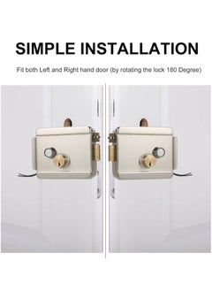 RATSAW Electronic Smart Door Metallic Lock for Outdoor Main Metal and Wood Gate  - Image 3
