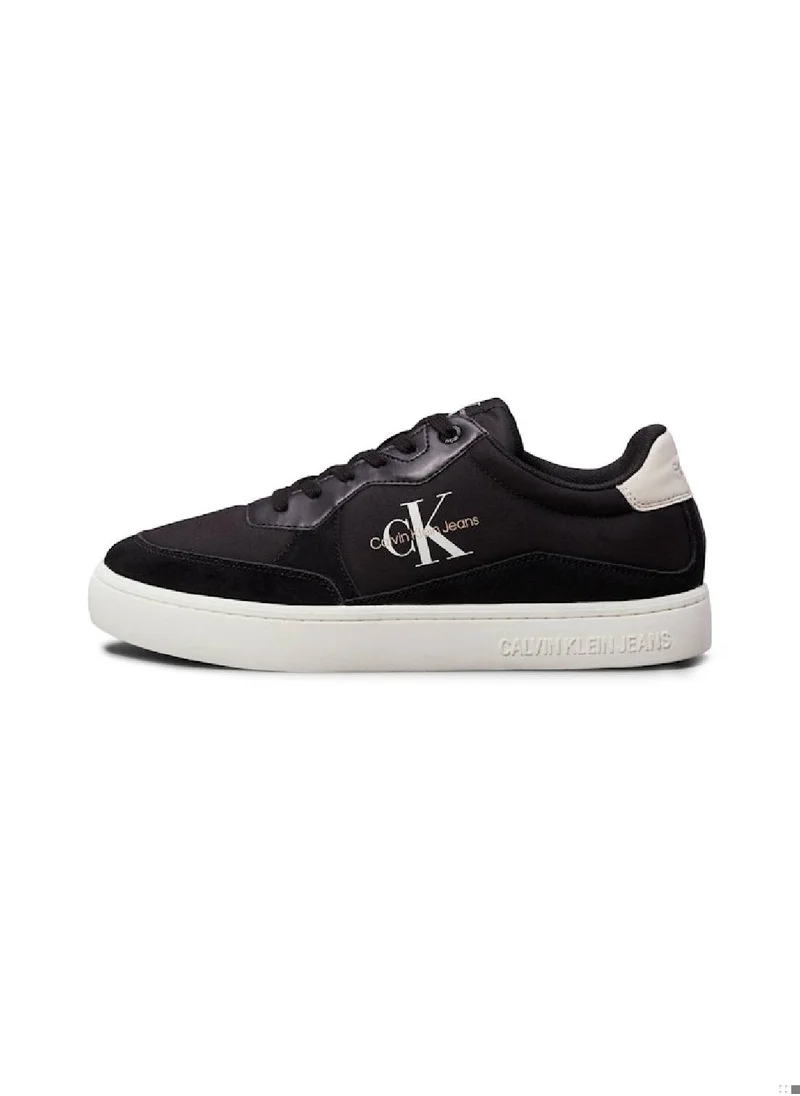 Calvin Klein Jeans Men's Classic Cupsole Low Top Sneakers - Sued, Black