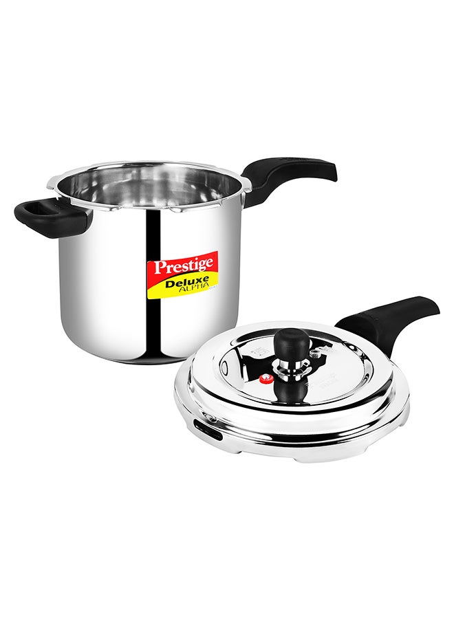 Prestige Svachh Deluxe Alpha Stainless Steel Pressure Cooker 5.5Liters - Image 3
