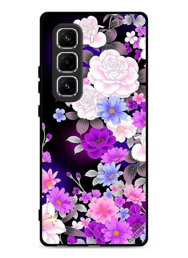 Covernex Infinix Hot 50 Pro Plus 4G Protective Case Cover Mix Flowers  - Image 1