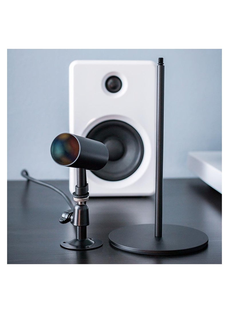 SOLARAE حامل أمان للجدار أسود 3 عبوات لجهاز Oculus Sensor و Arlo و Arlo Pro و Stick Up Cam Wired - قاعدة معدنية للاستخدام الداخلي/الخارجي مع دوران 360° وتوافق مع براغي 1/4". - Image 5