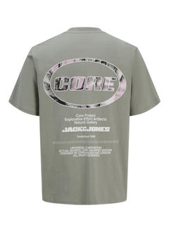 JACK & JONES JCOLIDO AOP BACK PRINT TEE SS CREW NECK  - Image 2