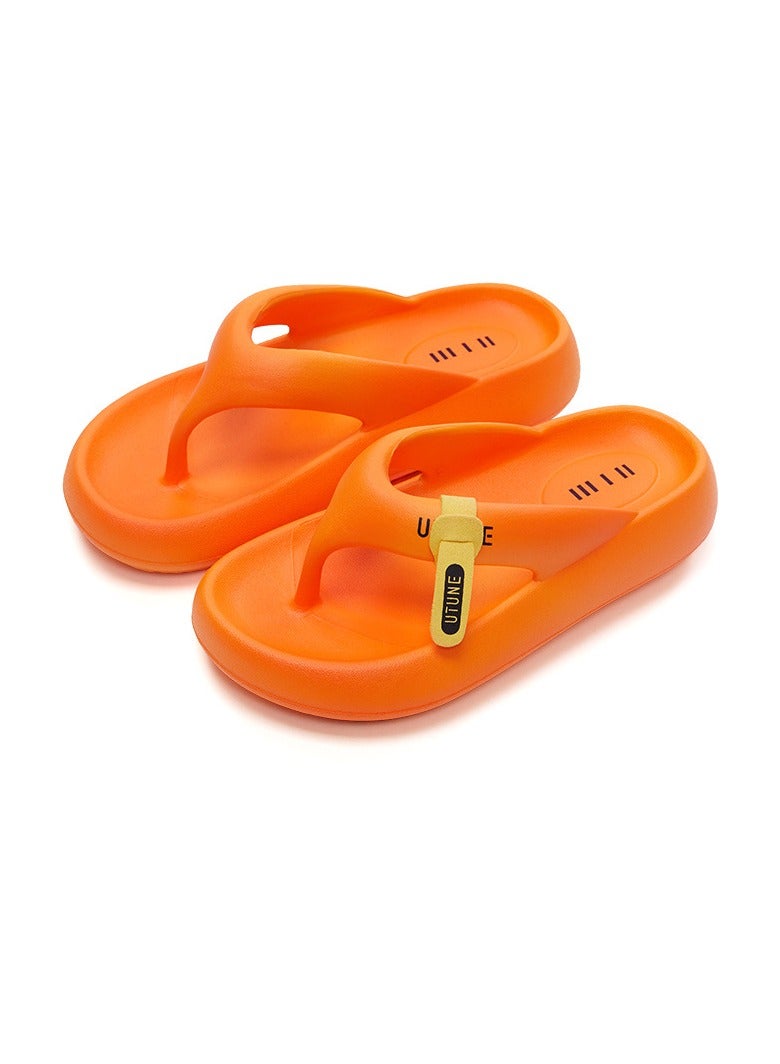 UTUNE flip flops for men and women 2025 new soft bottom clip on slippers for summer outdoor wear, couple beach beach anti-skid slippers - Image 1