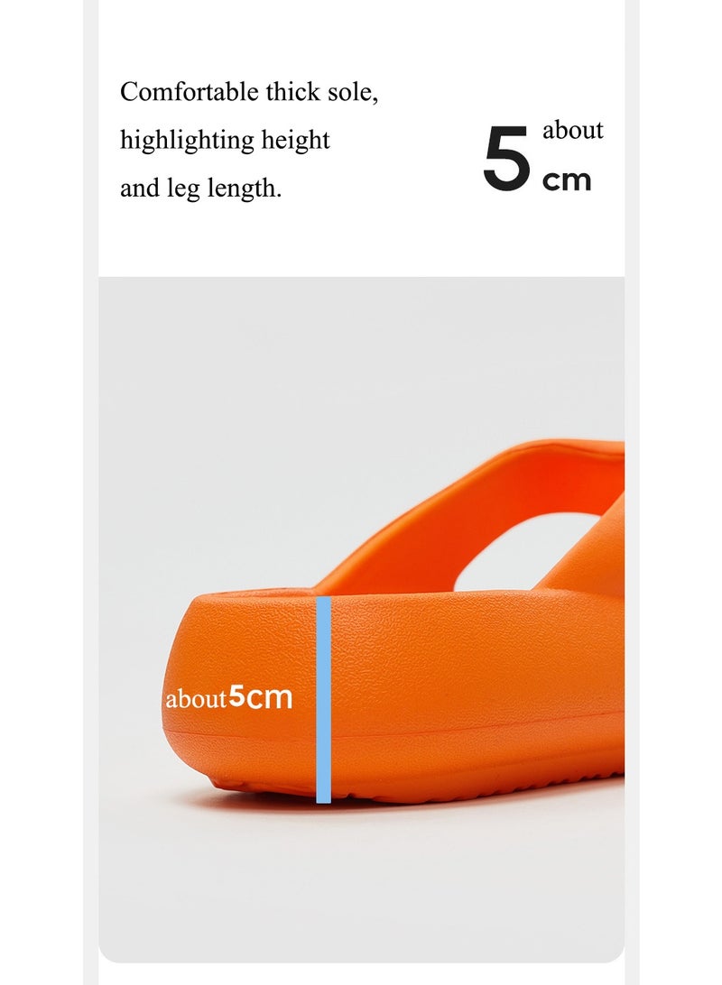 UTUNE flip flops for men and women 2025 new soft bottom clip on slippers for summer outdoor wear, couple beach beach anti-skid slippers - Image 4