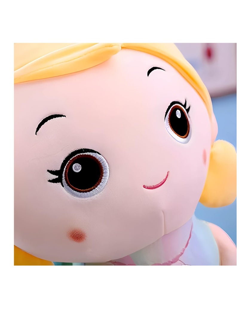 Tickles Mermaid Soft Doll Stuffed Plush Animal Toy for Kids Girls Birthday Gifts (Color: Pink Size: 50 cm)  - Image 4