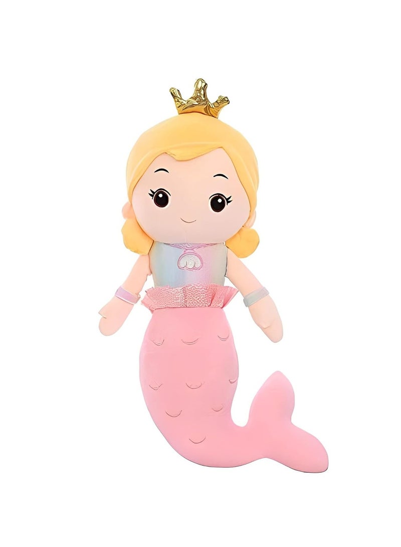 Tickles Mermaid Soft Doll Stuffed Plush Animal Toy for Kids Girls Birthday Gifts (Color: Pink Size: 50 cm)  - Image 5