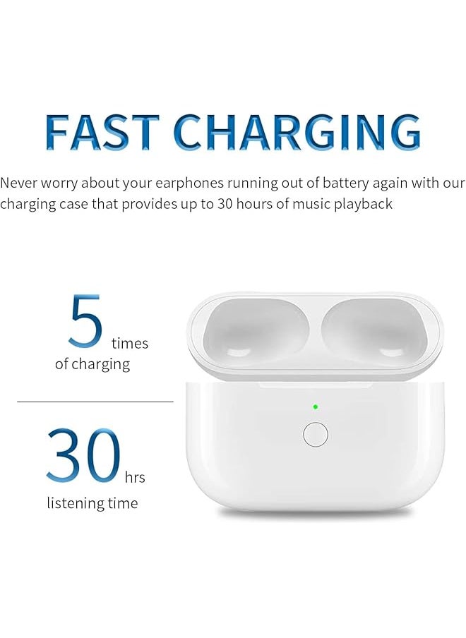 erorex - Replacement Charging Case For Airpods Pro Compatible With Airpods Pro 1St & 2Nd Generation 680Mah Wireless Charging Bluetooth Pairing Sync Button Case Only No Earbuds - Image 1