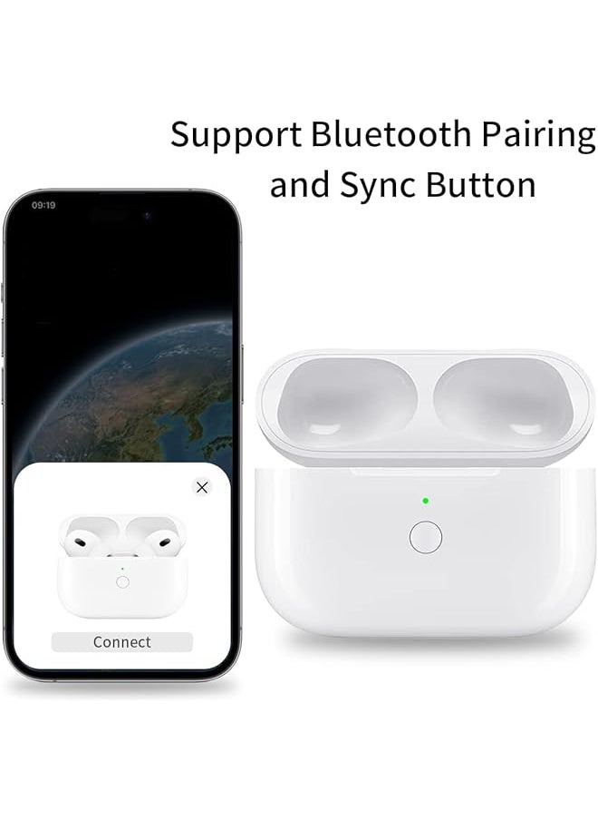 erorex - Replacement Charging Case For Airpods Pro Compatible With Airpods Pro 1St & 2Nd Generation 680Mah Wireless Charging Bluetooth Pairing Sync Button Case Only No Earbuds - Image 1