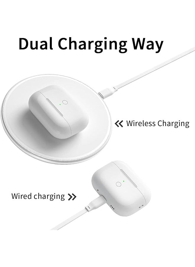 erorex - Replacement Charging Case For Airpods Pro Compatible With Airpods Pro 1St & 2Nd Generation 680Mah Wireless Charging Bluetooth Pairing Sync Button Case Only No Earbuds - Image 1