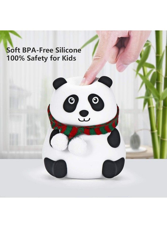 Skytone Cute Panda Night Light For Kidsnursery Silicone Night Light7 Color Changing Lamproom Decor Gifts For Toddler Children Teenage Girls Valentine'S Day - Image 5
