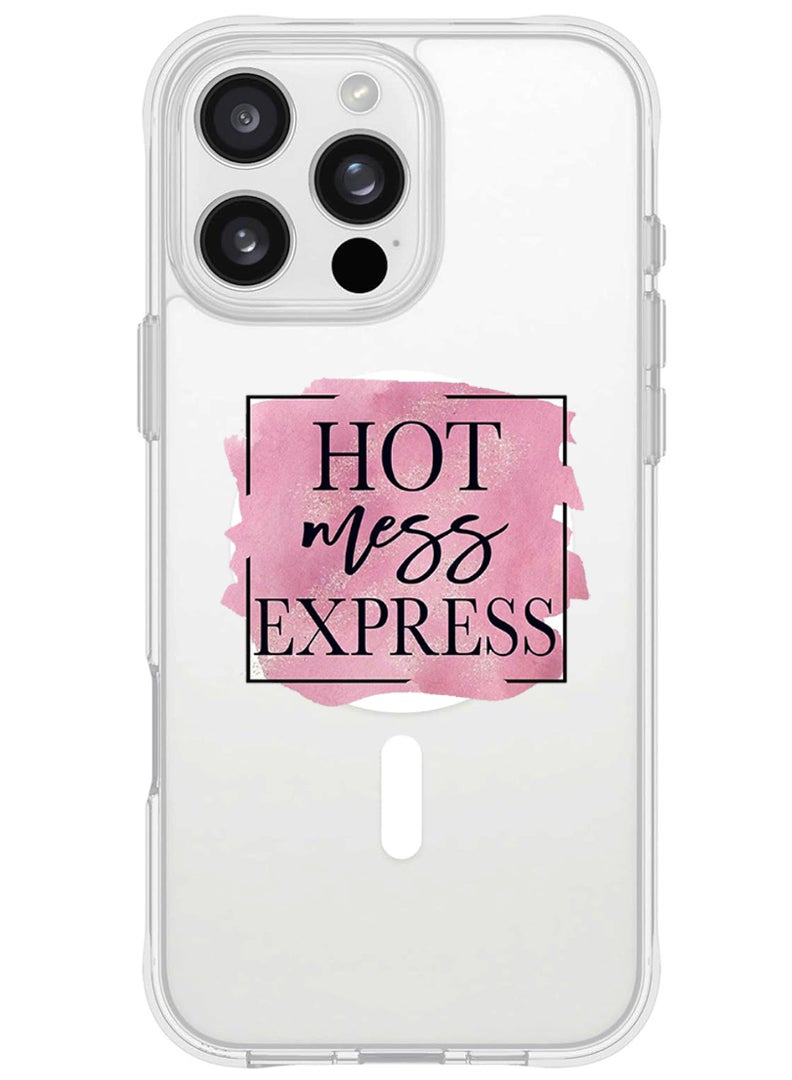 Theodor iPhone 16 Pro Max Magsafe Magnetic Case for iPhone Compatible with Wireless Charging, Shockproof Phone Bumper Cover - Hot mess express - Image 1