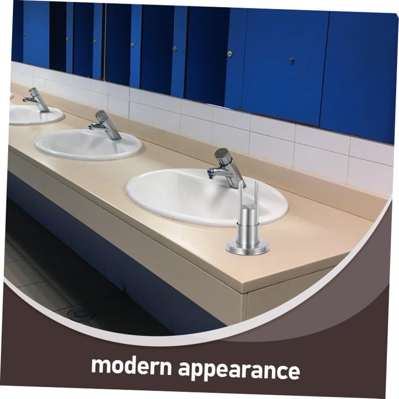 Modern Toilet Partition Support Feet 10X6 8X6 8CM Metal Hardware For High Traffic Commercial Bathrooms - Image 4