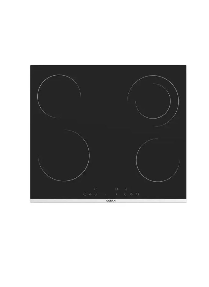 Ocean - Built-in Ocean Hob, 4 Burners, Electric, Touch Control, Ceramic, 60 cm, Black - OHVR 64 NH TC - Image 1