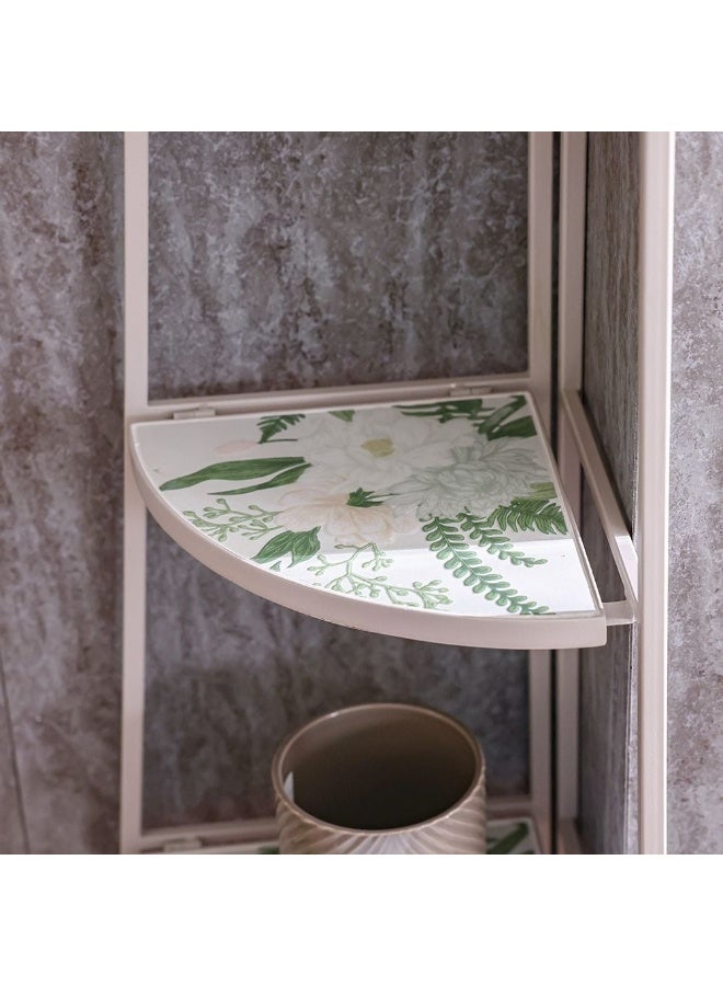 DANUBE HOME 4-Tier Corner Shelf for Plants or Décor – Space-Saving Outdoor & Indoor Storage Rack for Balcony, Garden or Bathroom – Durable Metal Frame with Compact Stylish Design - Image 2