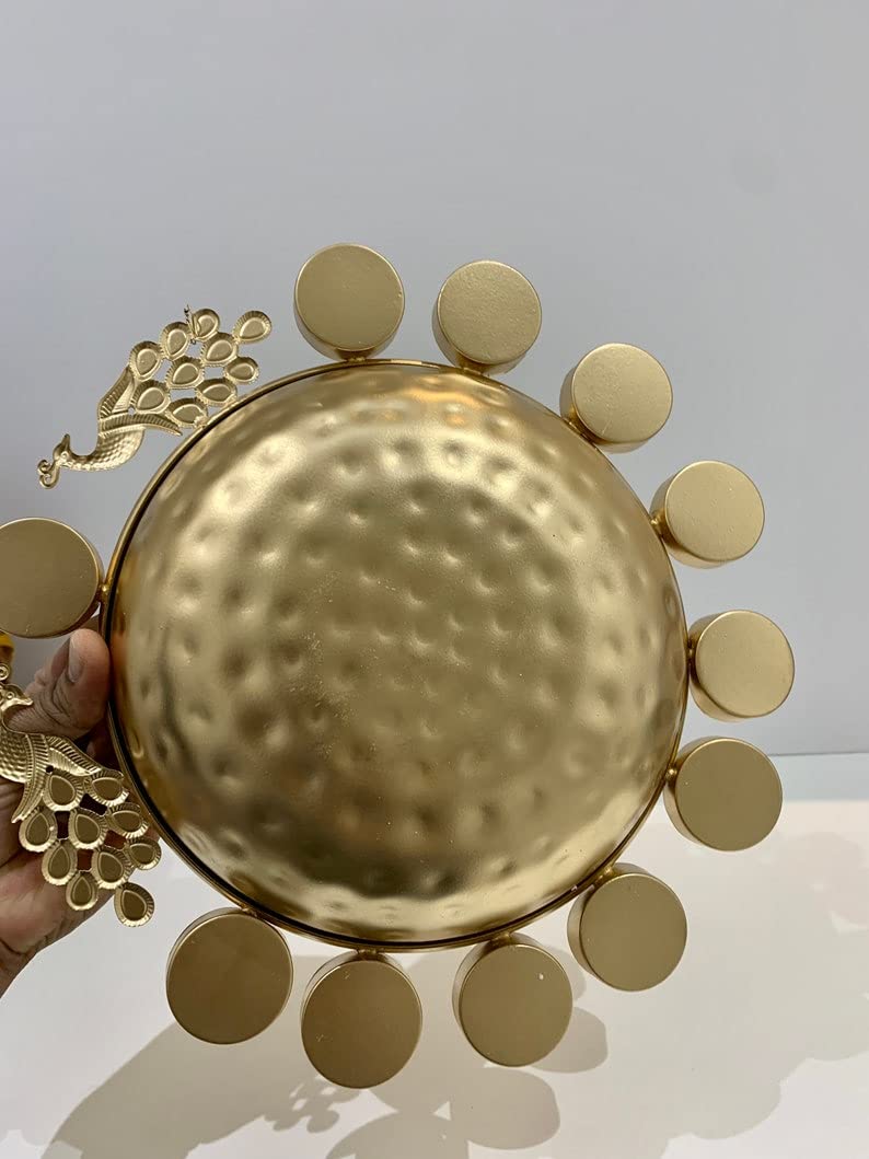 Decorative Urli Bowl for Home Handicraft Bowl for Floating Flowers Tea Light Candles Traditional Festive Diwali Decor Floating Flowers Tealight Candles Decoration Items for Home Design_1
