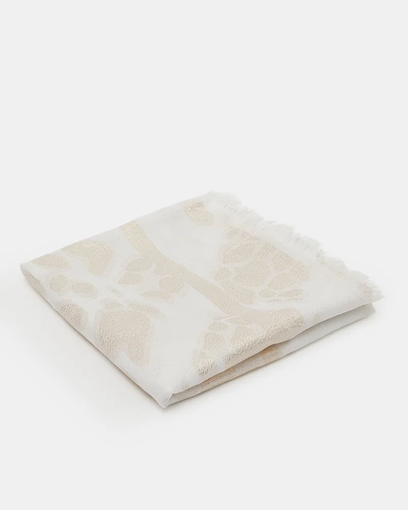 REDTAG Women Premium Jacquard Shimmer Scarf