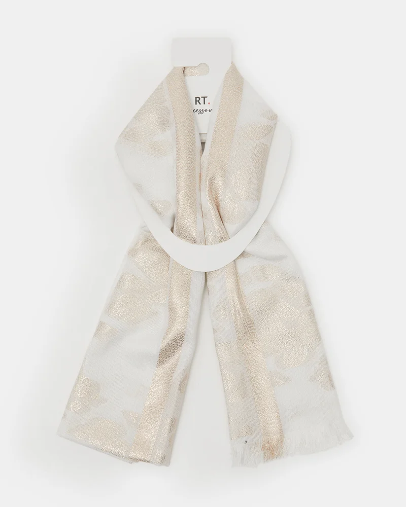 REDTAG Women Premium Jacquard Shimmer Scarf
