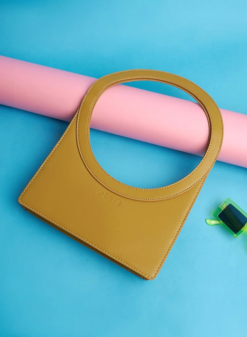 Circular Handle Handbag