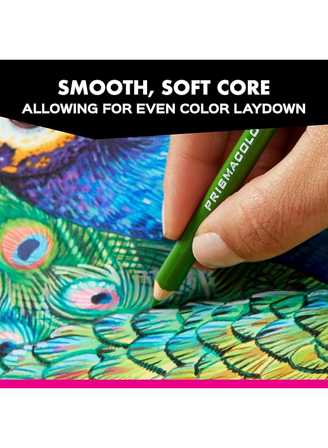 بريزما كالر أقلام الرصاص الملونة 3596T Premier ذات النواة الناعمة، 12 قلمًا - Image 3