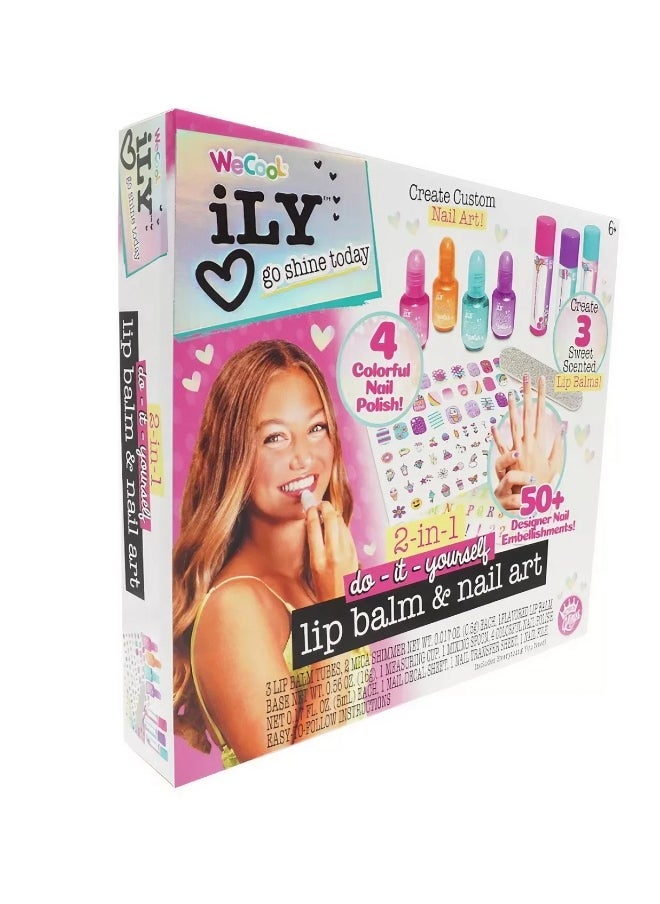 WeCool WeCool iLY DIY Lip Balm and Nail Art Set 
