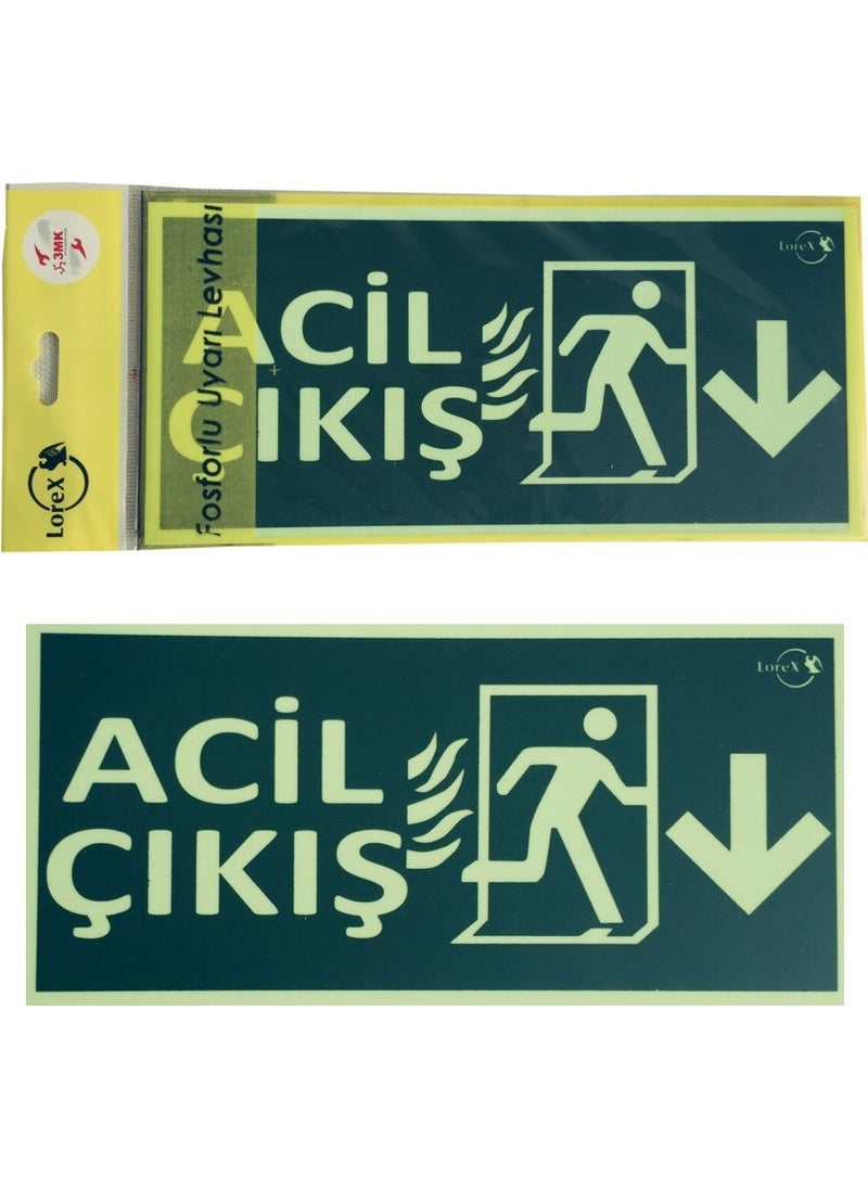 Photoluminescence Phosphorescent Direction Sign (Down Direction) - pzsku/Z4AE40ACA833EA1866DB4Z/45/_/1737058872/c4bb6a16-7c0a-4cc6-ac6d-bc1a3bd9c424