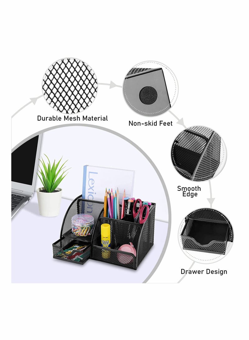 KASTWAVE Mesh Desk Organizer, KASTWAVE Office Desk Organizer and Accessories - Image 3