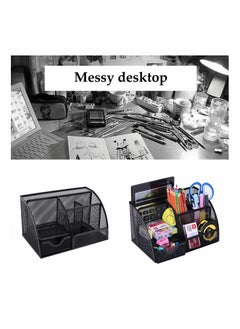 KASTWAVE Mesh Desk Organizer, KASTWAVE Office Desk Organizer and Accessories  - Image 4