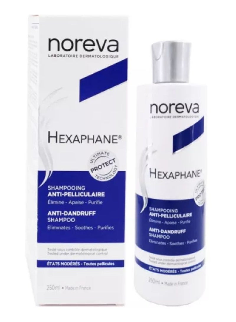 Noreva Hexaphane Anti-Dandruff Shampoo Mild to Moderate 250ml - Image 2