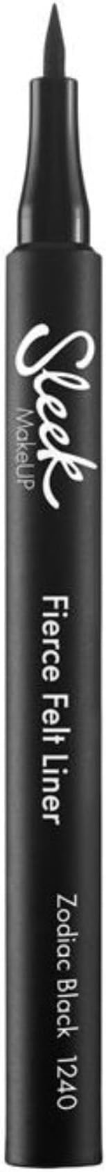 Sleek MakeUP Fierce Felt Liner Long Lasting Liquid Eyeliner Felt Tip Applicator Zodiac Black 1ml - Image 1