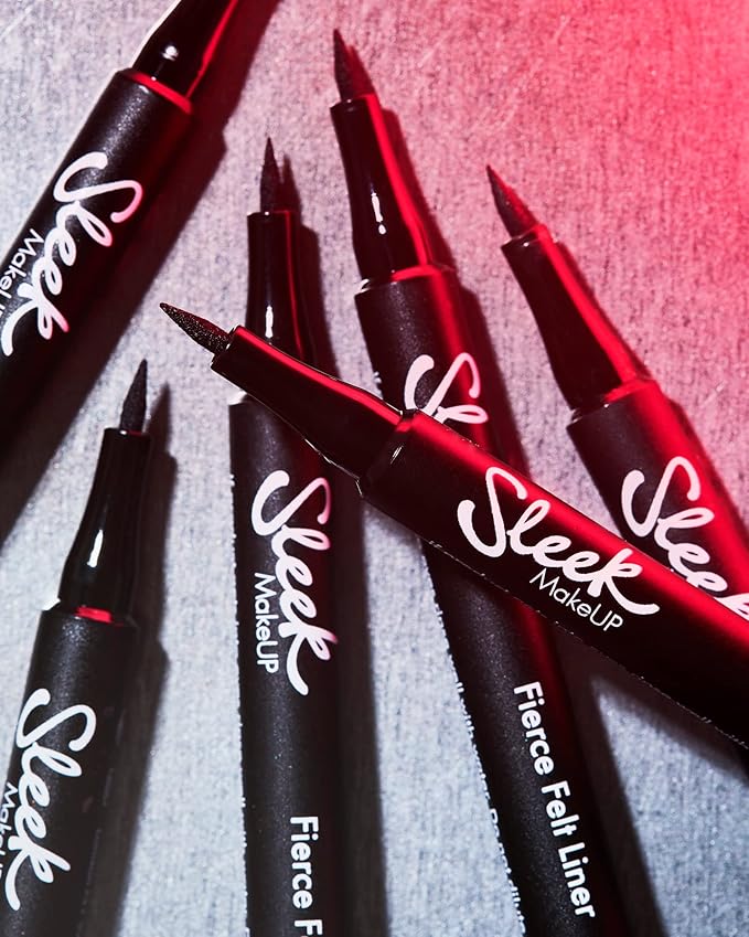 Sleek MakeUP Fierce Felt Liner Long Lasting Liquid Eyeliner Felt Tip Applicator Zodiac Black 1ml - Image 4