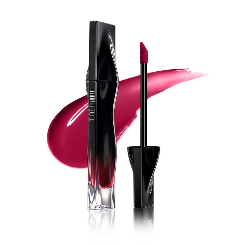 TIMEPHORIA Stellar Dust Lip Stain 04 Cherrion, Transfer-Proof & Smudge-Proof Lip Gloss, Cherry Pink Tinted Glossy Finish, High-Pigment Vibrant, Hydrating Lightweight Long-Lasting Lip Makeup for Women - Image 1