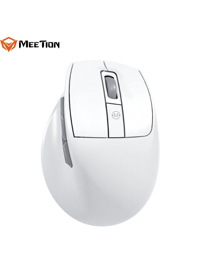 MEETION Triple-Mode Ergonomic Mouse BTM660 9 Customizable Buttons Whisper Quiet Clicks Adjustable 4 levels DPI Smart Light Indicators Dual-OS Compatibility - Image 1
