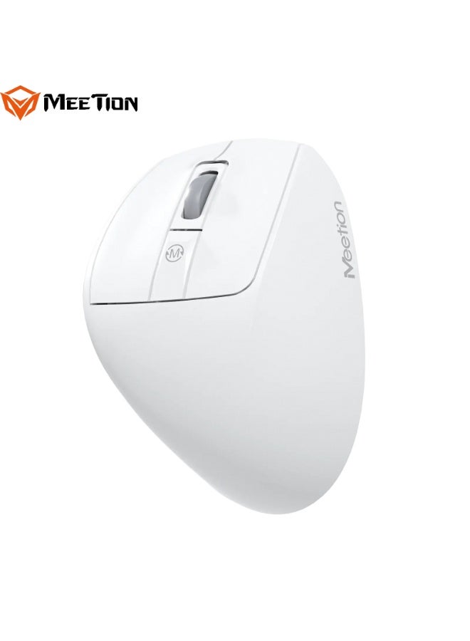 MEETION Triple-Mode Ergonomic Mouse BTM660 9 Customizable Buttons Whisper Quiet Clicks Adjustable 4 levels DPI Smart Light Indicators Dual-OS Compatibility - Image 5