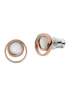 Skagen Women's stainless steel No Gemstone Earrings, Rose Gold - SKJ1496791  - Image 1