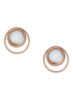 Skagen Women's stainless steel No Gemstone Earrings, Rose Gold - SKJ1496791  - Image 3