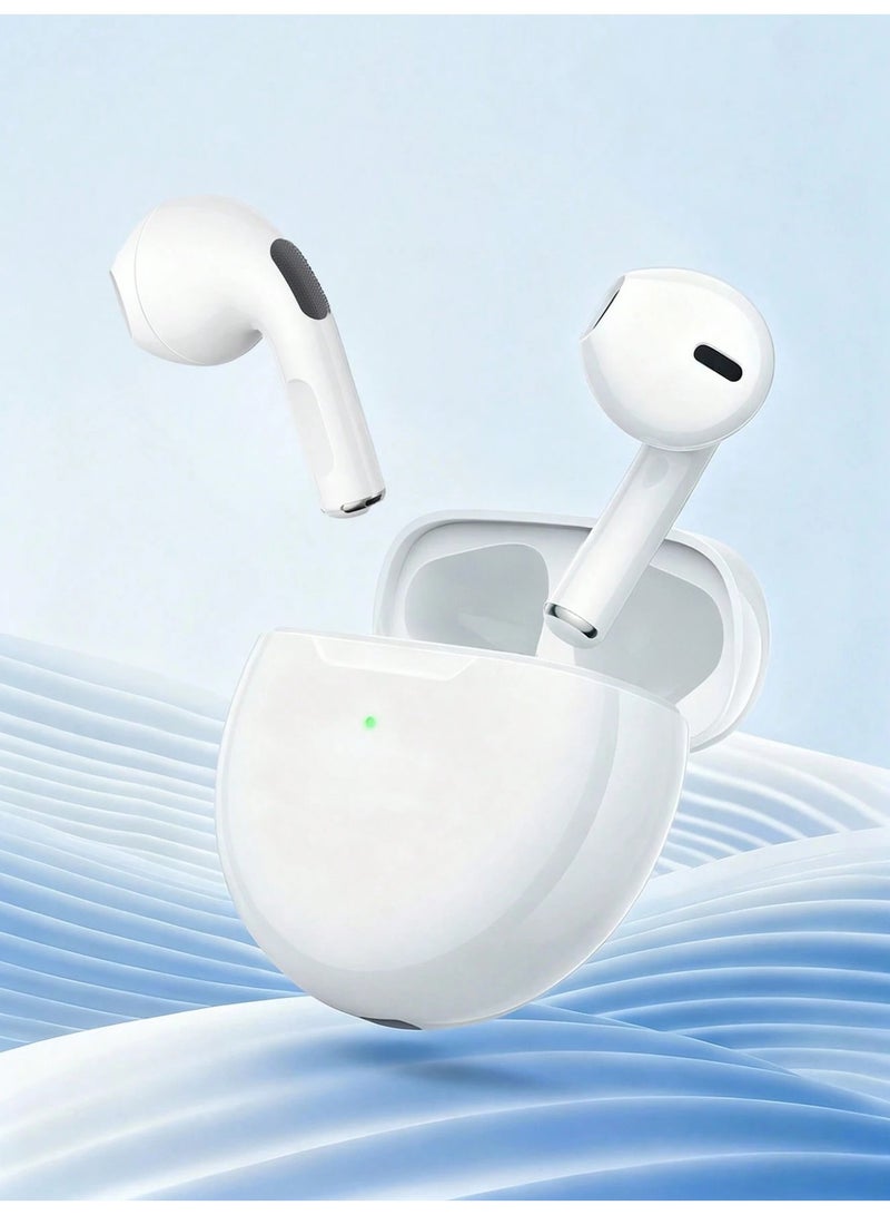 سماعات أذن ستيريو لاسلكية حقيقية عالية الدقة، سماعات أذن لاسلكية مزودة بخاصية إلغاء الضوضاء وميكروفون مدمج وسماعة رأس مقاومة للماء IPX4 للرياضة للنساء والفتيات وأفكار هداياسماعات أذن ستيريو لاسلكية حقيقية عالية الدقة، سماعات أذن لاسلكية مزودة بخاصية إلغاء الضوضاء وميكروفون مدمج وسماعة رأس مقاومة للماء IPX4 للرياضة للنساء والفتيات وأفكار هدايا - Image 1