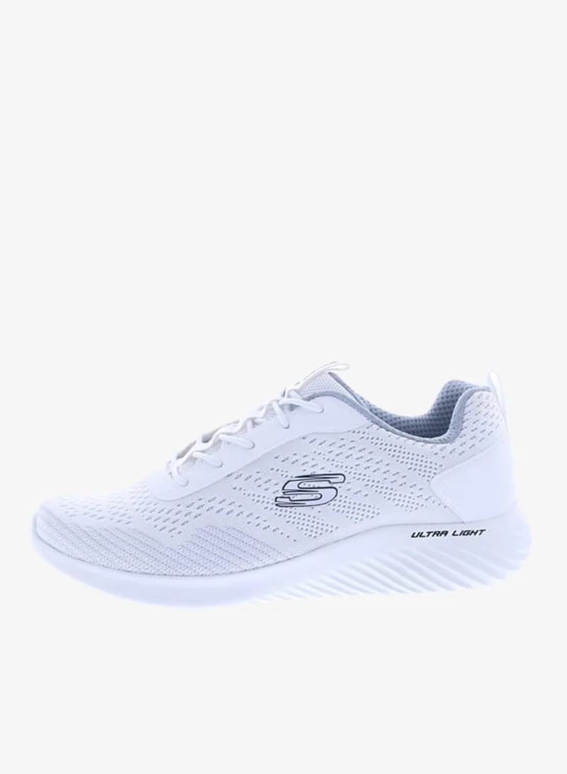 SKECHERS Men'S Textured Lace-Up Walking Shoes - Bounder