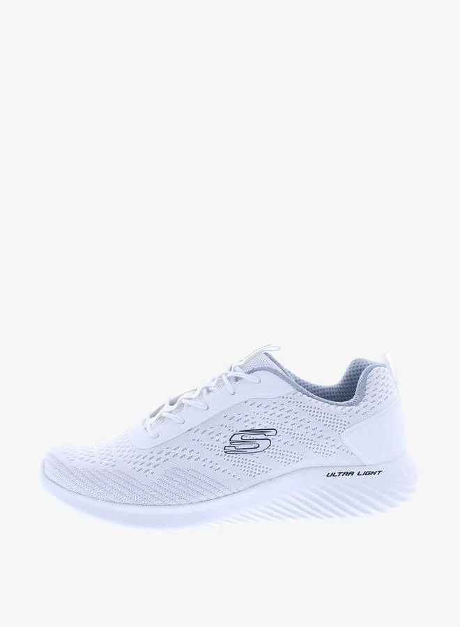 SKECHERS Men'S Textured Lace-Up Walking Shoes - Bounder