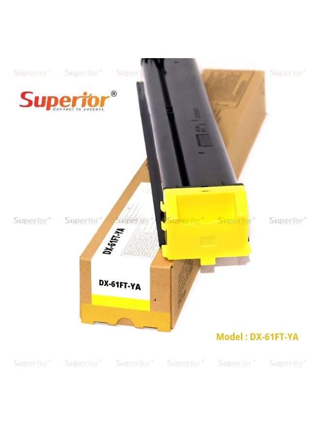 SOS Superior Superior MX-61FT-YA Yellow Compatible Toner Cartridge – Replacement for Sharp MX-61FT – For Sharp MX-2630N / MX-3050N / MX-3550N / MX-4050N / MX-5050N / MX-6050N and More - Image 3