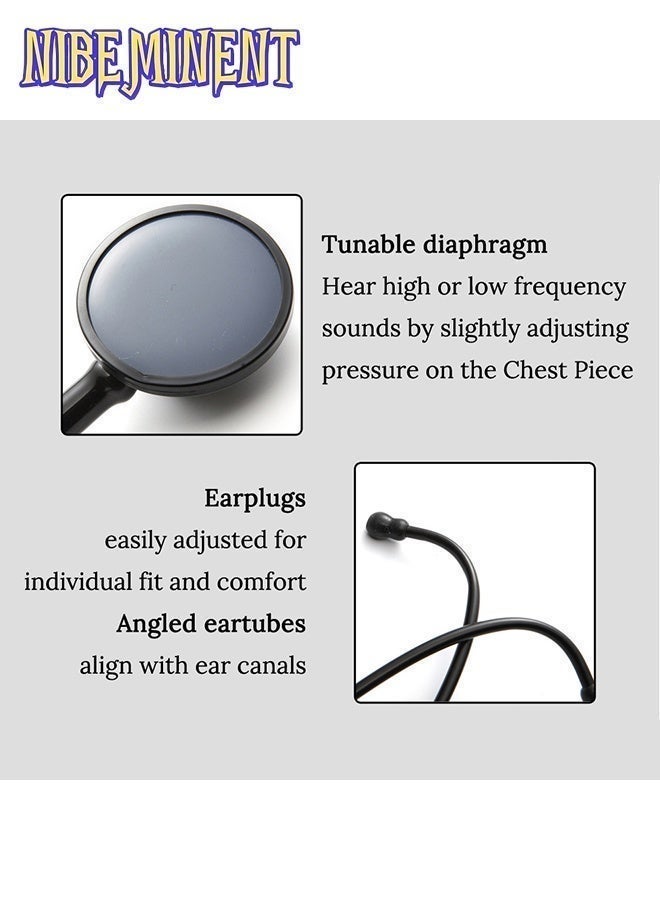 NIBEMINENT Professional Heart Lung Cardiology Stethoscope Medical Single Head Doctor Stethoscope Doctor Student Medical Equipment Device - Image 5