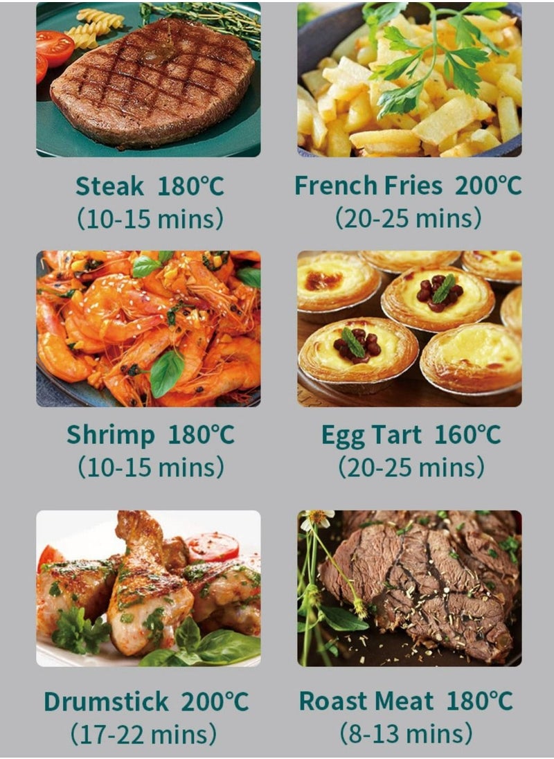 Mi VAZA Smart Air Fryer - 4.5L Large Capacity - Automatic Electric Fryer - Screen Touch Control Panel - Auto Power Off - Intelligent Temperature Control - Non-stick Coating -  Oil-free Baking - Home Oven - 1400W  - Image 5