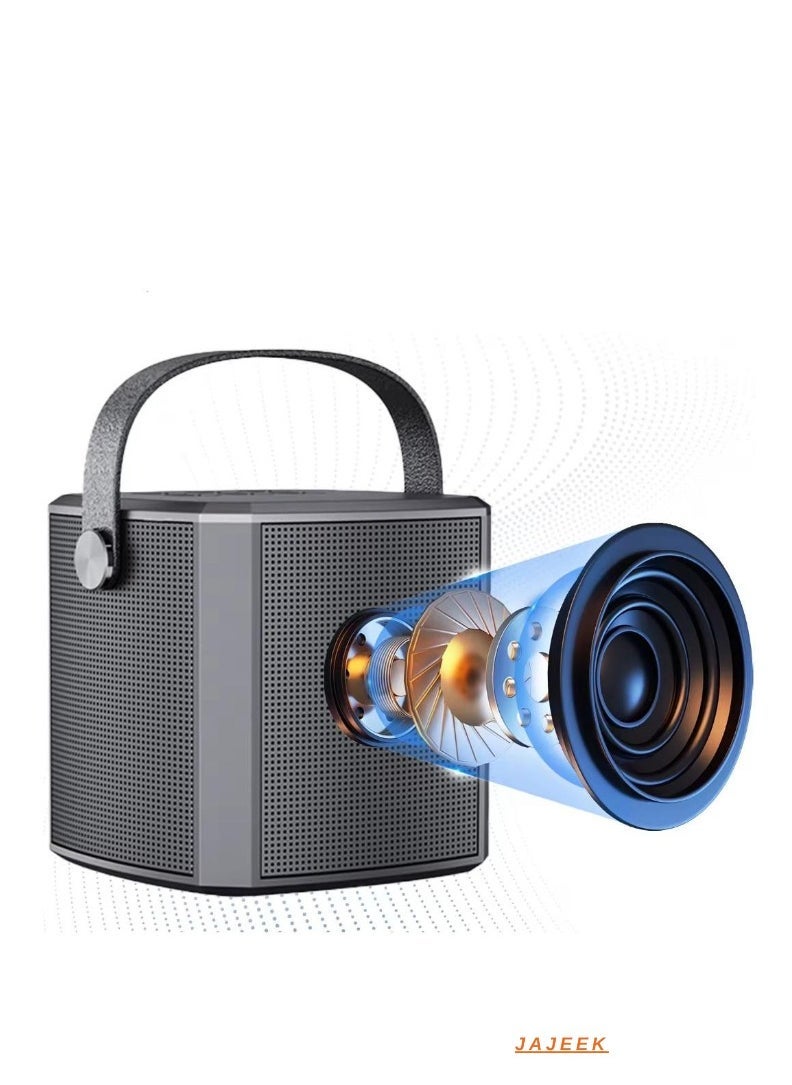 JAJEEK Bluetooth Karaoke Speaker for Kids & Family | Professional Microphone with Built-In PA System | Portable Outdoor Singing Speaker for Karaoke Parties, Home Entertainment, and Outdoor Events | Ideal for Kids' Singing Fun and Family Gatherings - Image 2