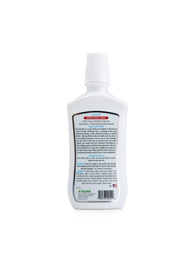 Spry Xylitol Oral Rinse, Cool Mint - 16 fl oz (Pack of 1)  - Image 2