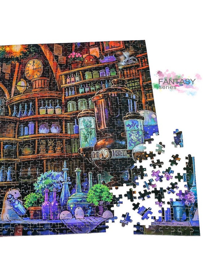 Ingooood Ingooood- Jigsaw Puzzle 1000 Pieces for Adult- Fantasy Series- Exhibition Bookstore_IG-1217 Entertainment Wooden Puzzles Toys…  - Image 3